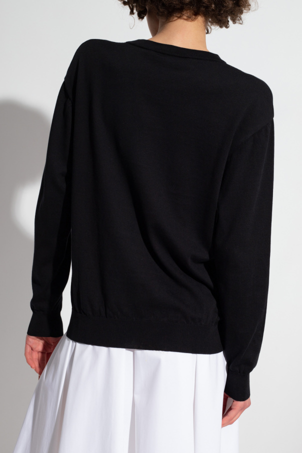 Women's Clothing | Moschino Sweater with logo | AMI Paris